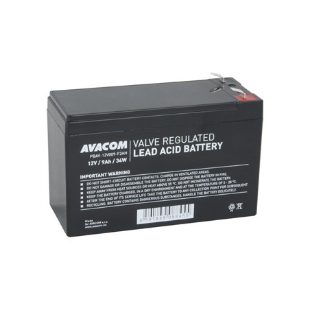 Avacom baterie HighRate, 12V, 9Ah, PBAV-12V009-F2AH