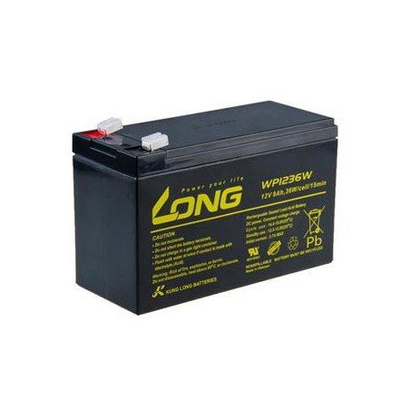 Long akumulator kwasowo-ołowiowy HighRate F2 dla UPS, EZS, EPS, 12V, 9Ah, PBLO-12V009-F2AH, WP1236W