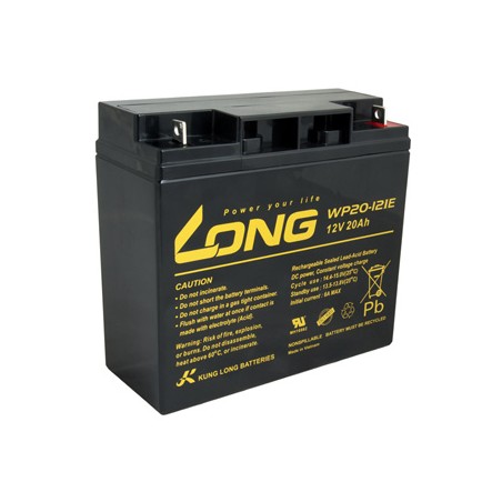 Long akumulator ołowiowy DeepCycle AGM F3 dla 12V, 20Ah, PBLO-12V020-F3AD