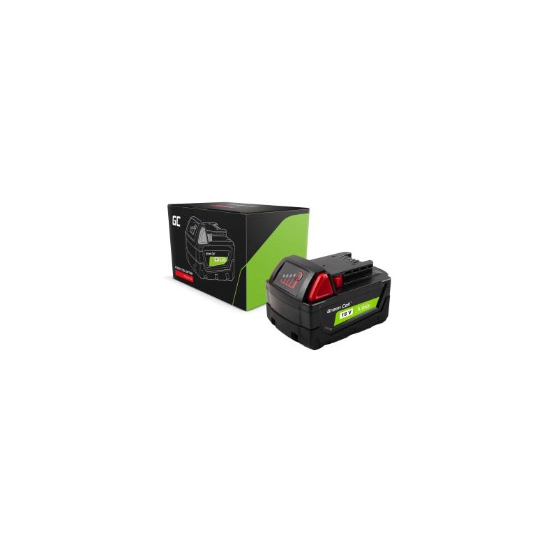 Green Cell bateria do Milwaukee M18 18V 5Ah zapasowa bateria M18 B5 4932430483