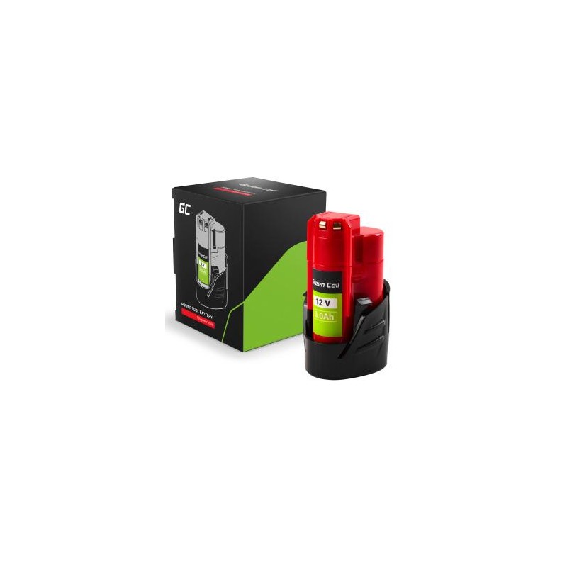 Green Cell bateria do Milwaukee M12 12V 3Ah zapasowa bateria M12 B3 4932451388