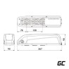 Green Cell®® GC PowerMove E-Bike bateria 36V 14.5Ah Li-Ion Down Tube z ładowarka