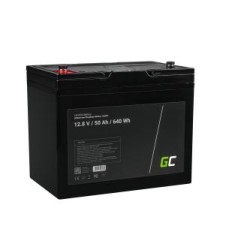 Green Cell LiFePO4 bateria 12V 12.8V 50Ah do systemów fotowoltaicznych, kamperów i łodzi
