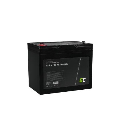 Green Cell LiFePO4 bateria 12V 12.8V 50Ah do systemów fotowoltaicznych, kamperów i łodzi