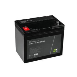 Green Cell LiFePO4 bateria 12V 12.8V 50Ah do systemów fotowoltaicznych, kamperów i łodzi