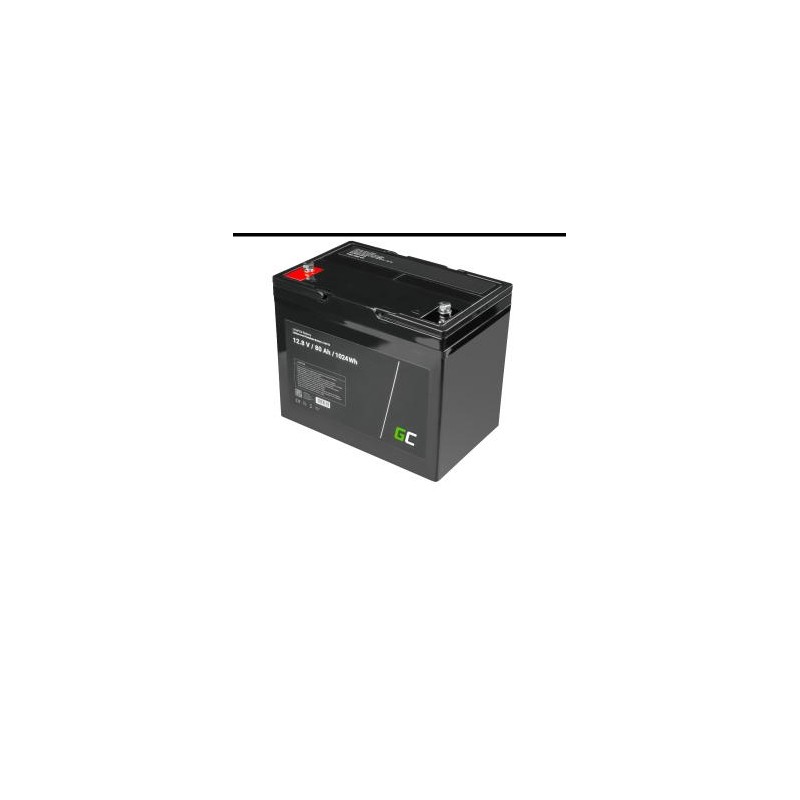 Green Cell LiFePO4 bateria 12V 12.8V 80Ah do photovoltaic system, campers i łodzi