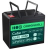 Green Cell CUBE LiFePO4 50Ah 12.8V 640Wh lithium Iron fosforan bateria do kamperów, wózek golfowy, elektrownia wiatrowa