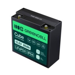 Green Cell CUBE LiFePO4 20Ah 12.8V 256Wh lithium Iron fosforan bateria do ciągnik, kosiarka do trawy, pojazdy elektryczne