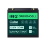 Green Cell CUBE LiFePO4 20Ah 12.8V 256Wh lithium Iron fosforan bateria do ciągnik, kosiarka do trawy, pojazdy elektryczne
