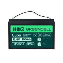 Green Cell CUBE LiFePO4 100Ah 12.8V 1280Wh lithium Iron fosforan bateria do fotowoltaiki, Caravans, łodzi