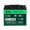 Green Cell AGM VRLA 12V 20Ah maintenance-free bateria do mower, skuter, łodzi, wózek inwalidzki