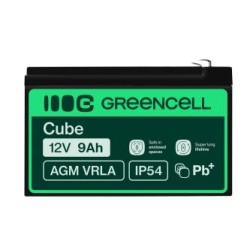 Green Cell AGM VRLA 12V 9Ah maintenance-free bateria do UPS units