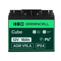 Green Cell AGM VRLA 12V 18Ah maintenance-free bateria do mower, skuter, łodzi, wózek inwalidzki