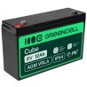 Green Cell AGM VRLA 6V 12Ah maintenance-free bateria do the alarm system, cash register, toys