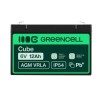 Green Cell AGM VRLA 6V 12Ah maintenance-free bateria do the alarm system, cash register, toys