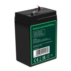 Green Cell AGM VRLA 6V 5Ah maintenance-free bateria do the alarm system, cash register, toys