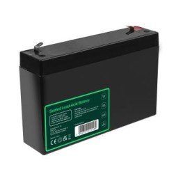 Green Cell AGM VRLA 6V 7Ah maintenance-free bateria do the alarm system, cash register, toys