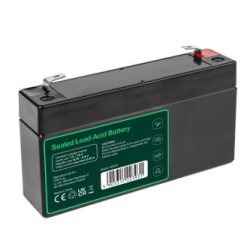Green Cell AGM VRLA 6V 1.3Ah maintenance-free bateria do systemów alarmowych, kas, zabawek