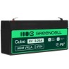 Green Cell AGM VRLA 6V 3.2Ah maintenance-free bateria do systemów alarmowych, kas, zabawek