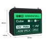 Green Cell AGM VRLA 12V 75Ah maintenance-free bateria do camper, photovoltaics, solar panels, łodzi