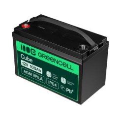 Green Cell AGM VRLA 12V 100Ah maintenance-free bateria do kamperów, fotowoltaiki, paneli solarnych, łodzi