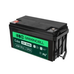 Green Cell AGM VRLA 12V 65Ah maintenance-free bateria do kamperów, fotowoltaiki, paneli solarnych, łodzi