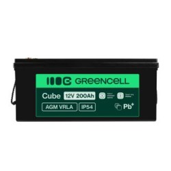 Green Cell AGM VRLA 12V 200Ah maintenance-free bateria do kamperów, fotowoltaiki, paneli solarnych, łodzi