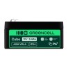 Green Cell AGM VRLA 12V 3.4Ah maintenance-free bateria do  systemów alarmowych, kas, zabawek