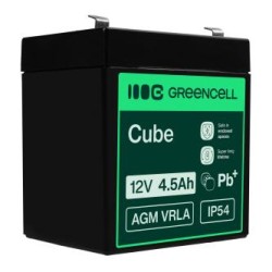 Green Cell AGM VRLA 12V 4.5Ah maintenance-free bateria do UPS units