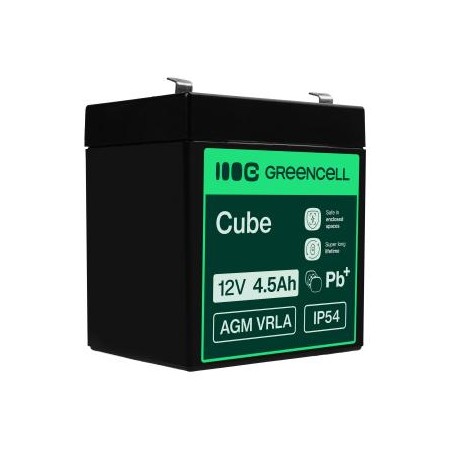 Green Cell AGM VRLA 12V 4.5Ah maintenance-free bateria do UPS units