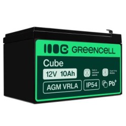 Green Cell AGM VRLA 12V 10Ah maintenance-free bateria do UPS units