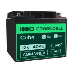 Green Cell AGM VRLA 12V 40Ah maintenance-free bateria do mower, skuter, łodzi, wózek inwalidzki