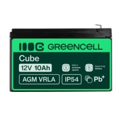 Green Cell AGM VRLA 12V 10Ah maintenance-free bateria do UPS
