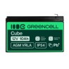 Green Cell AGM VRLA 12V 10Ah maintenance-free bateria do UPS
