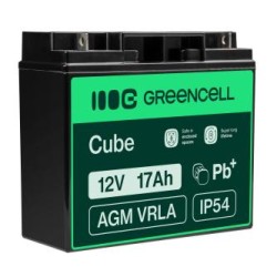 Green Cell AGM VRLA 12V 17Ah maintenance-free bateria do mower, skuter, łodzi, wózek inwalidzki