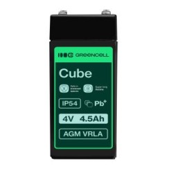 Green Cell AGM VRLA 4V 4.5Ah maintenance-free bateria do  systemów alarmowych, kas, zabawek