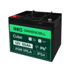 Green Cell AGM VRLA 12V 50Ah maintenance-free bateria do łodzi, skuterów, kamperów vans, wózki inwalidzkie, kosiarka do trawy