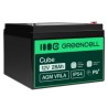 Green Cell AGM VRLA 12V 28Ah maintenance-free bateria do łodzi, skuterów, zabawek, wózki inwalidzkie kampera