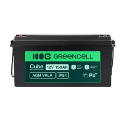 Green Cell Cube AGM VRLA IP54 12V 150Ah maintenance-free bateria do kamperów, fotowoltaiki, paneli solarnych, łodzi