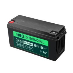 Green Cell Cube AGM VRLA IP54 12V 250Ah maintenance-free bateria do kamperów, fotowoltaiki, paneli solarnych, łodzi