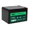 Greencell AGM VRLA 12V 12Ah maintenance-free bateria do cash registers, zabawek, kamery (151x98.5x95mm)