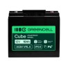 Greencell AGM VRLA 12V 18Ah maintenance-free bateria do cash registers, zabawek, kamery (181x77x167mm)
