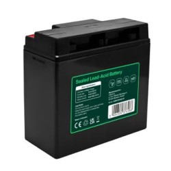Greencell AGM VRLA 12V 18Ah maintenance-free bateria do cash registers, zabawek, kamery (181x77x167mm)