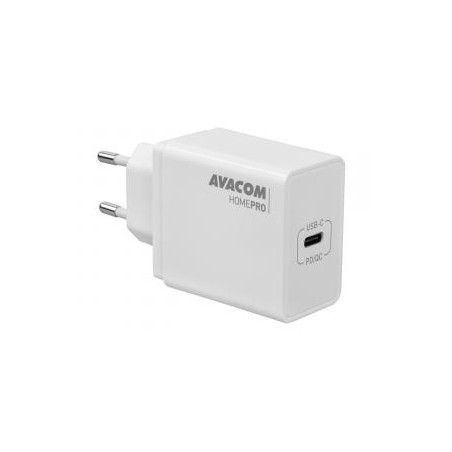 Avacom Ładowarka sieciowa - adapter HomePRO z PD i QC4 30 Watt, 1x USB-C