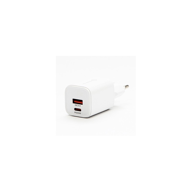 Powerton ENERGY VOLTIX Zasilacz / sieciowy adapter 33W, 2-portowy, USB-C, USB-A
