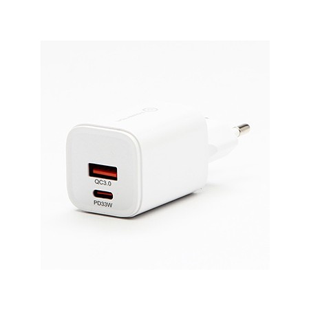 Powerton ENERGY VOLTIX Zasilacz / sieciowy adapter 33W, 2-portowy, USB-C, USB-A