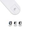 ładowarka bezprzewodowa 2 w 1, do telefonów i Apple Watch, biała, 5V, 10W, Qi