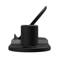Bezprzewodowa ładowarka 3v1, do telefonów,  Apple Watch, czarna, 5/9V, 15W, Qi