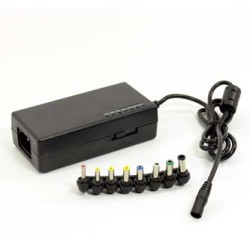 N-Face Uniwersalny zasilacz do notebooków 110-220V (el.síť), 12-24V, ładowanie laptopa, włącznik zasilania, EOL