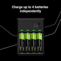Zestaw Green Cell GC VitalCharger i baterie 2xAA 2000mAh 2xAAA 800mAh